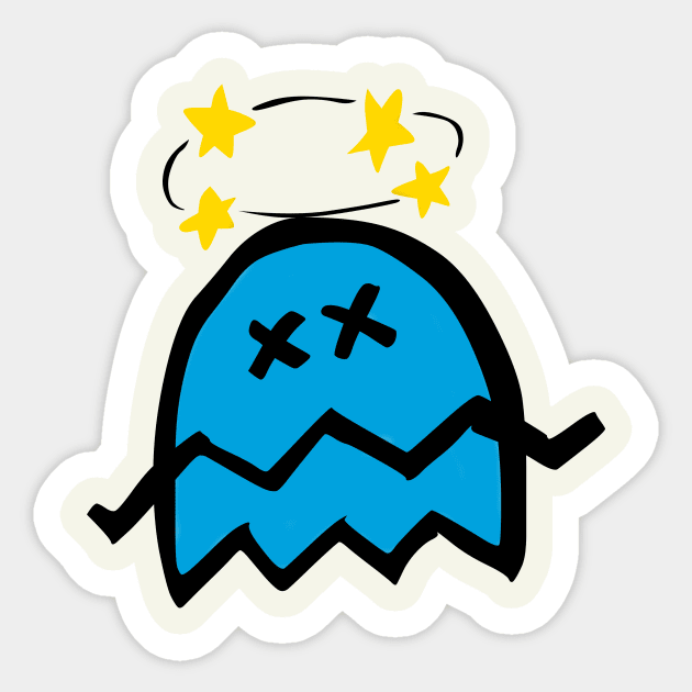 Dizzy Sticker by skullsntikis